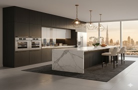 Luxury Modular Kitchen Design Dubai
